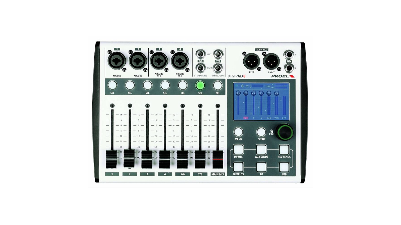 Proel Audio Digipad8 8-Channel Digital Mixer
