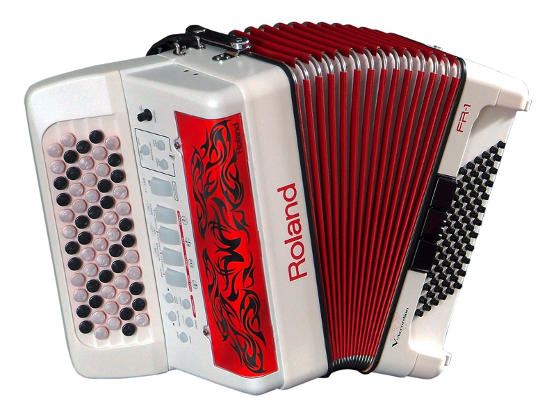 Roland FR-1b WH V-Akkordeon weiß 62/72/7
