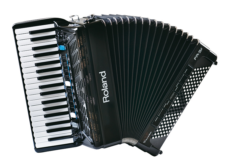 Roland FR-3x BK V-Accordion inkl. Gig-Bag und DVD