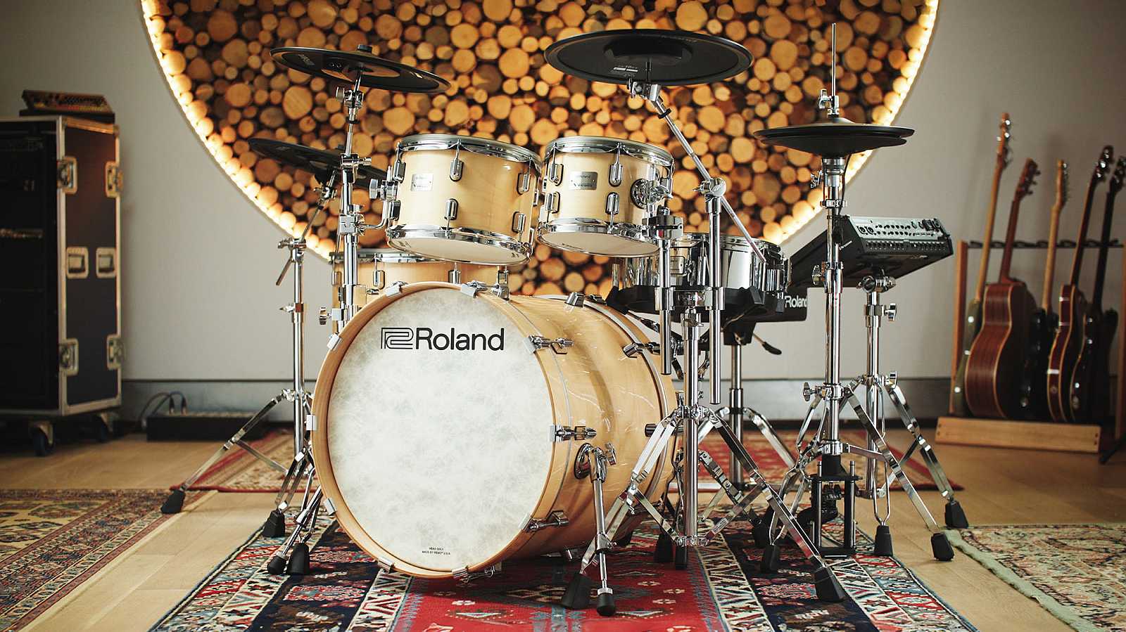 Roland VAD716-GN V-Drum Kit Gloss Natural