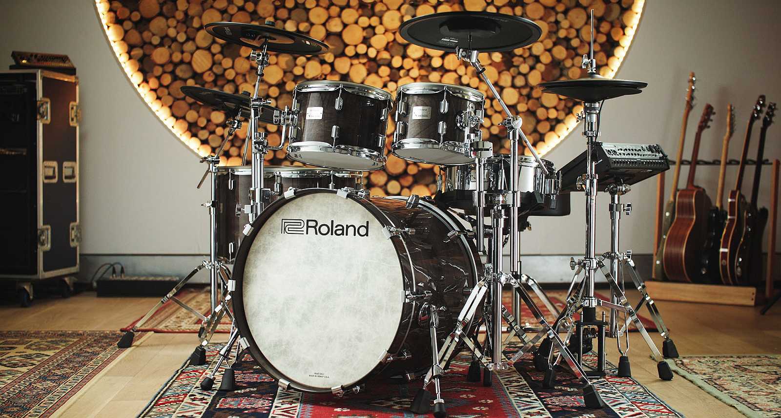 Roland VAD716-GE V-Drum Kit Gloss Ebony