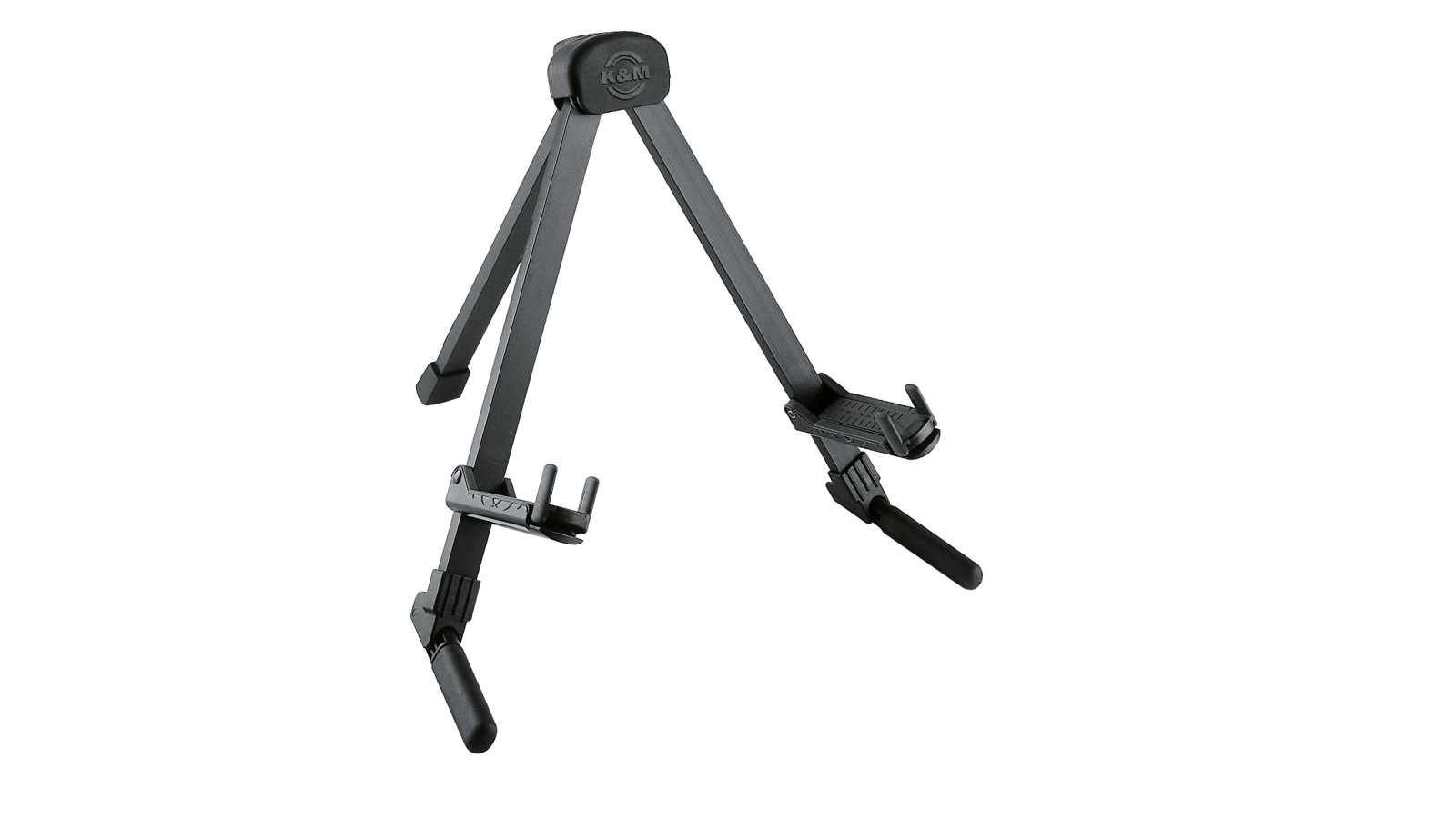 K&M 17550 Memphis Travel Gitarrenständer Alu schwarz