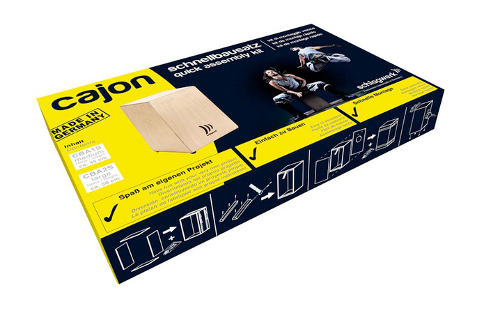 Schlagwerk Cajon Schnellbausatz L