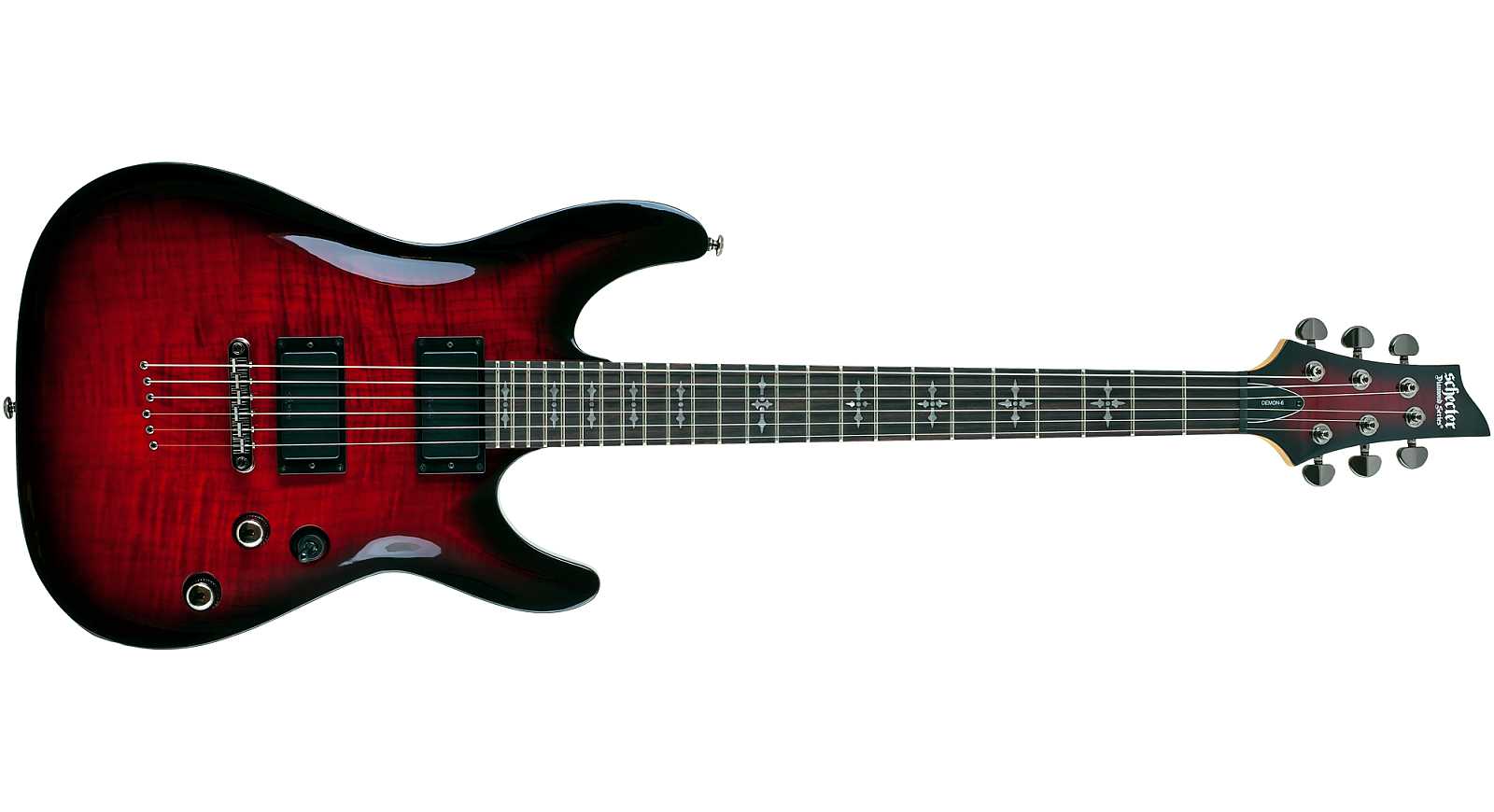 Schecter Demon 6 Crimson Red Burst