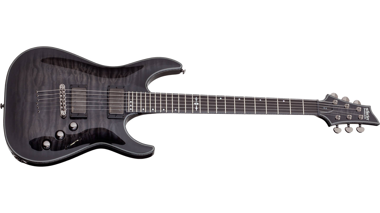 Schecter Hellraiser Hybrid C-1 Trans Black Burst