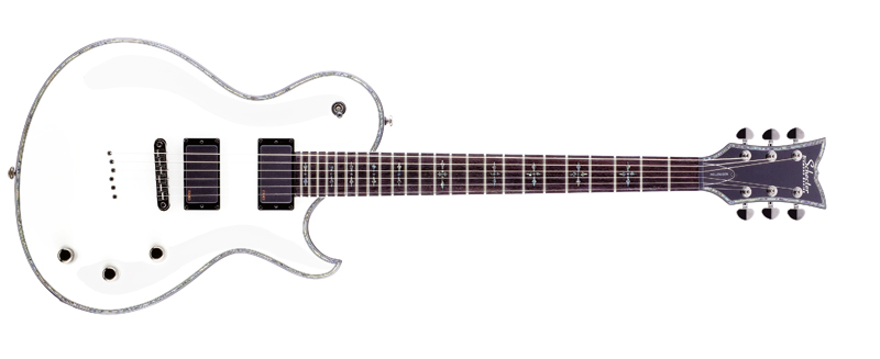 Schecter Hellraiser Solo 6 E-Gitarre Gloss White