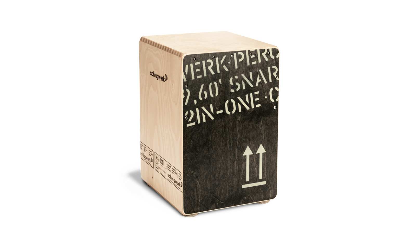 Schlagwerk 2inOne Cajon Medium Black Edition