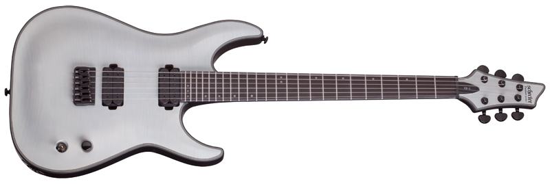 Schecter KM6 Keith Merrow Trans White Satin