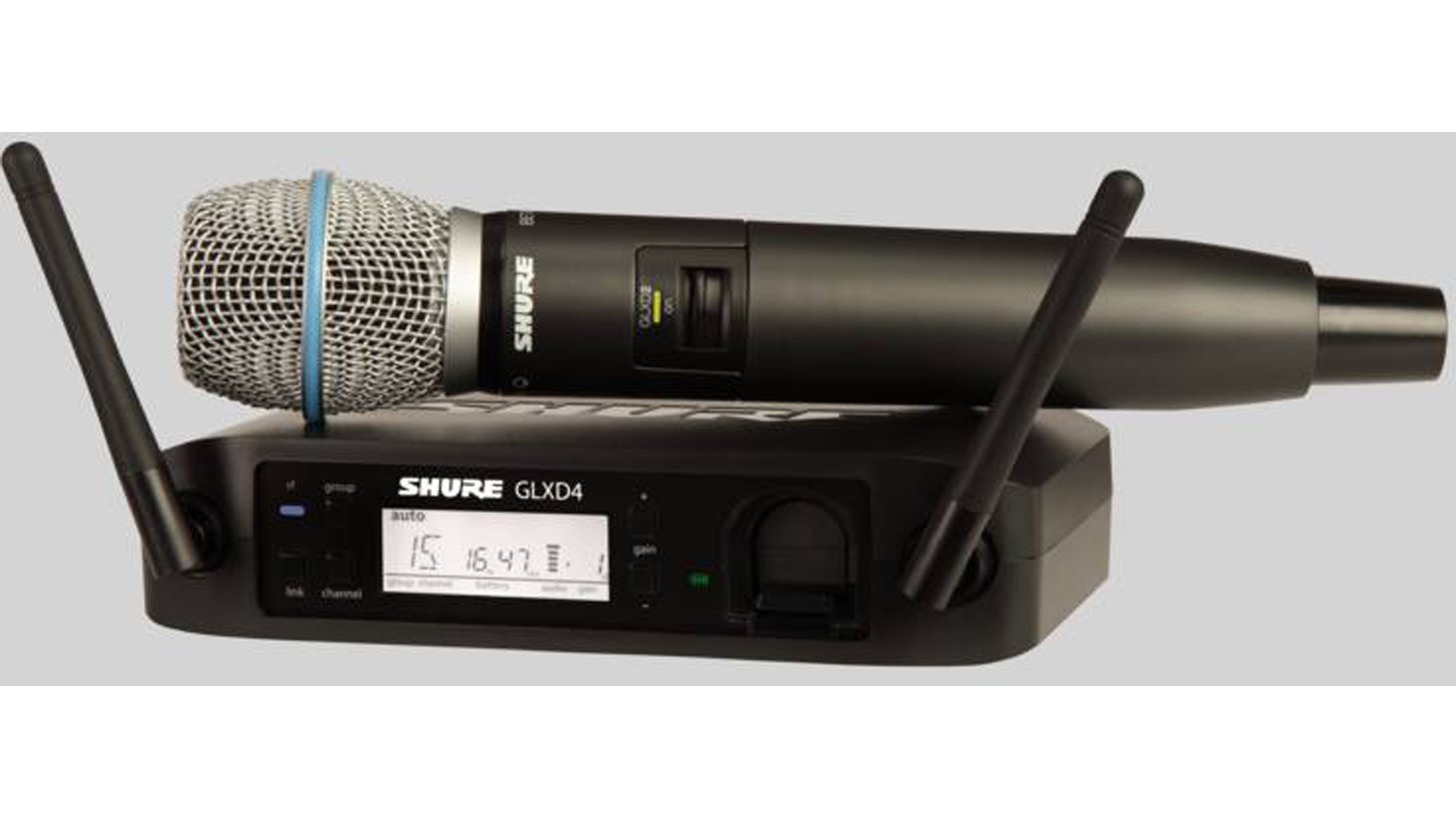 Shure GLXD24EB87A Digitales Vocal Funksystem Beta 87A