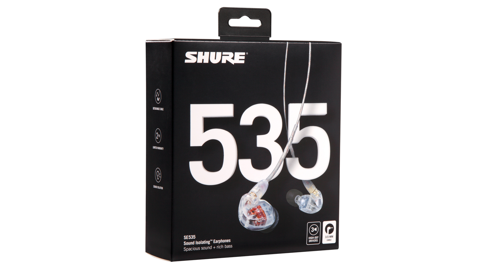 Shure SE535-CL Sound Isolating Ohrhörer