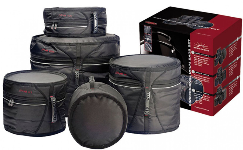 Stagg SPBS-3 PACK5 DELUXE Schlagzeugtaschensatz