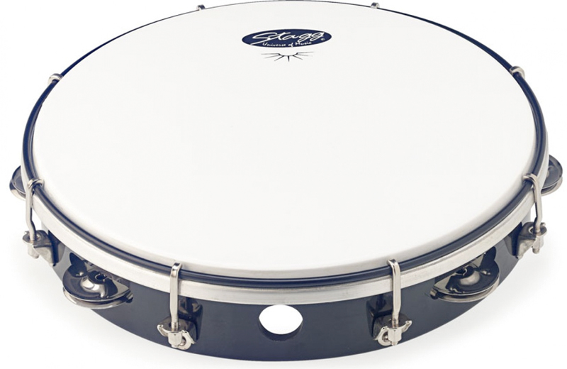 Stagg TAB-110P/BK Kunststoff Tambourin 10"