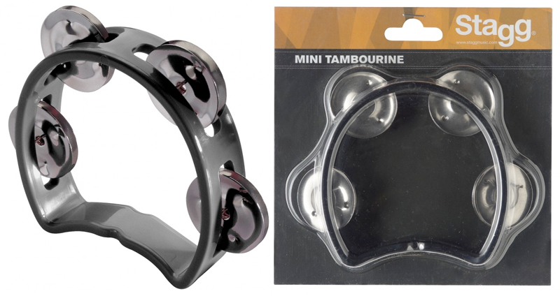 Stagg TAB-MINI/BK Mini-Tambourine Schwarz