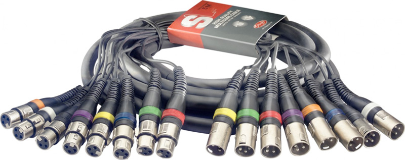 Stagg SML58XF8XM E Multicorekabel 8XLRf-8XLRm 5 m