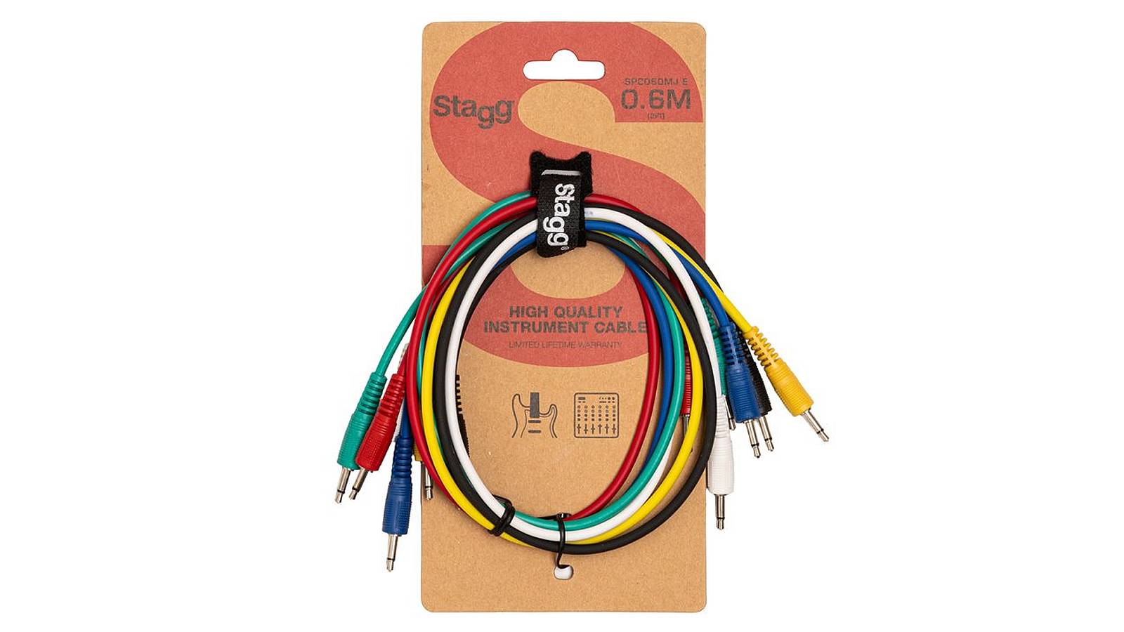 Stagg Patch-Kabel 6x Mini-Klinke/Mini-Klinke mono 0,6 
