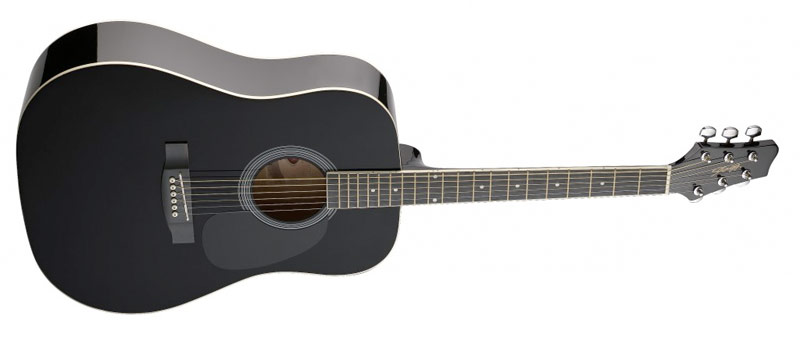 Stagg SW201BK Westerngitarre schwarz