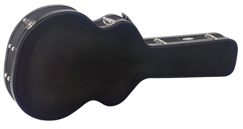 Stagg Black Tweed Deluxe-Koffer für Semi-Akustik-Gitarren