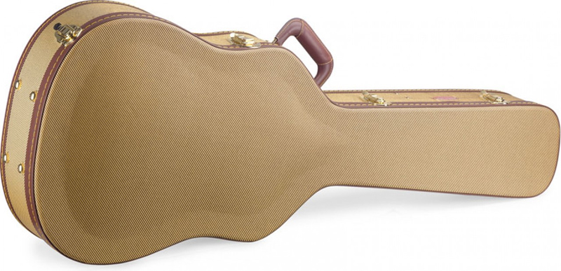 Stagg GCX-W GD Gold Tweed Deluxe-Koffer für Westerngitarre