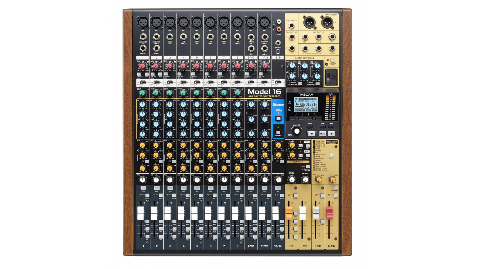 Tascam Model 16 Mischpult