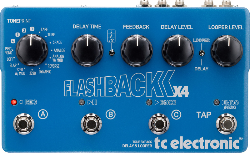 TC Electronic Flashback X4 Delay & Looper Gitarreneffekt Pedal