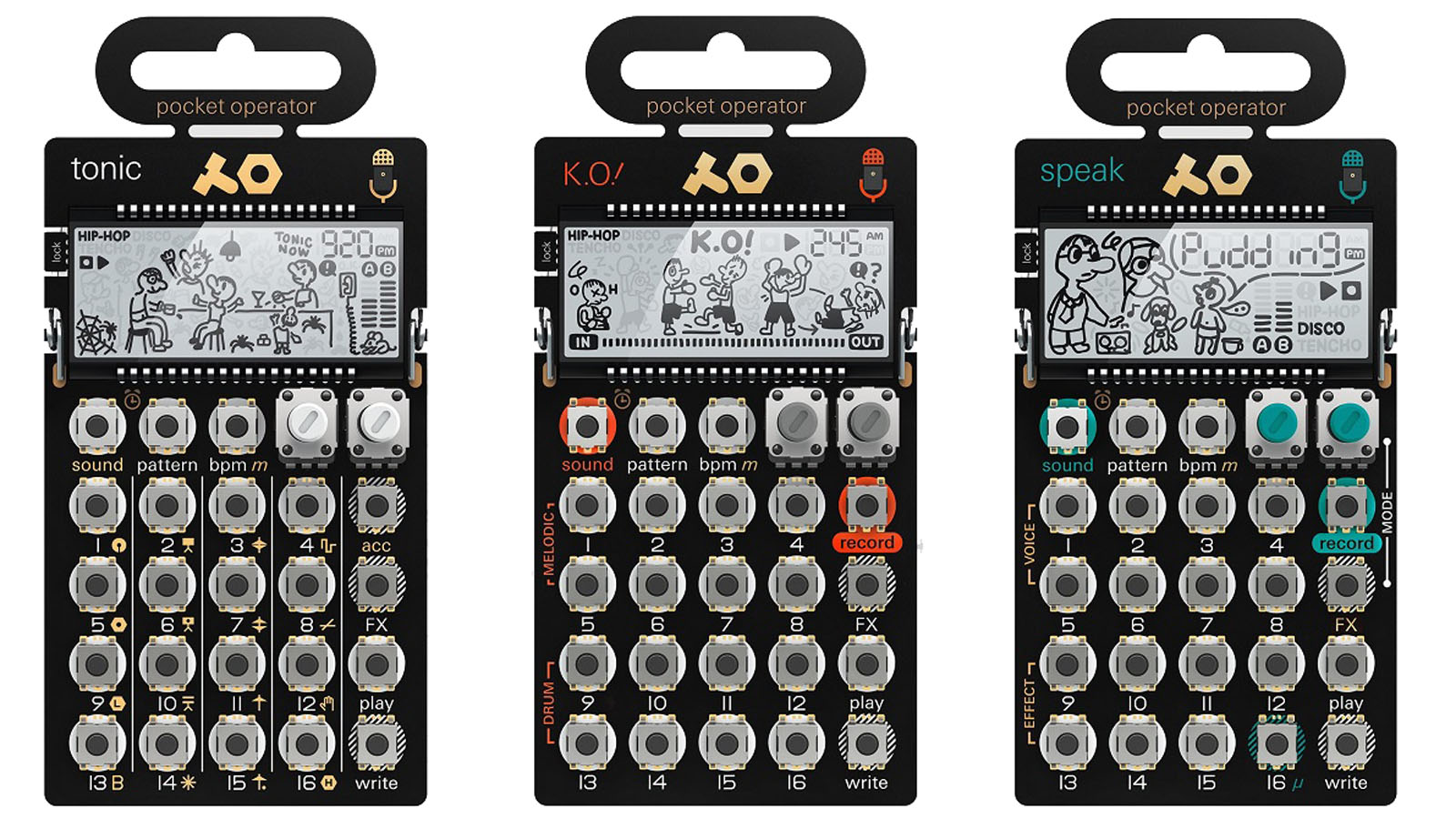 Teenage Engineering PO-30 Superset PO-32, PO-33, PO-3, CA-X5