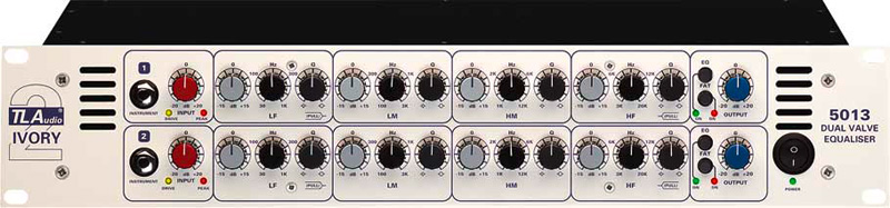 TL-Audio 5013 Ivory Dual-channel Tube Parametric EQ