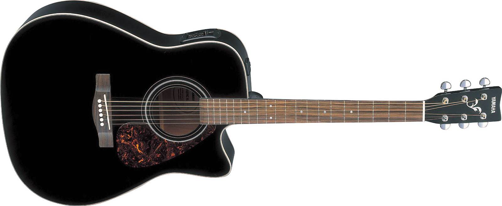 Yamaha FX-370 C Black Akustik Gitarre Dreadnought