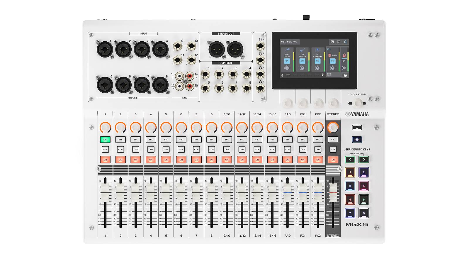 Yamaha MGX16 WH Digital Mischpult