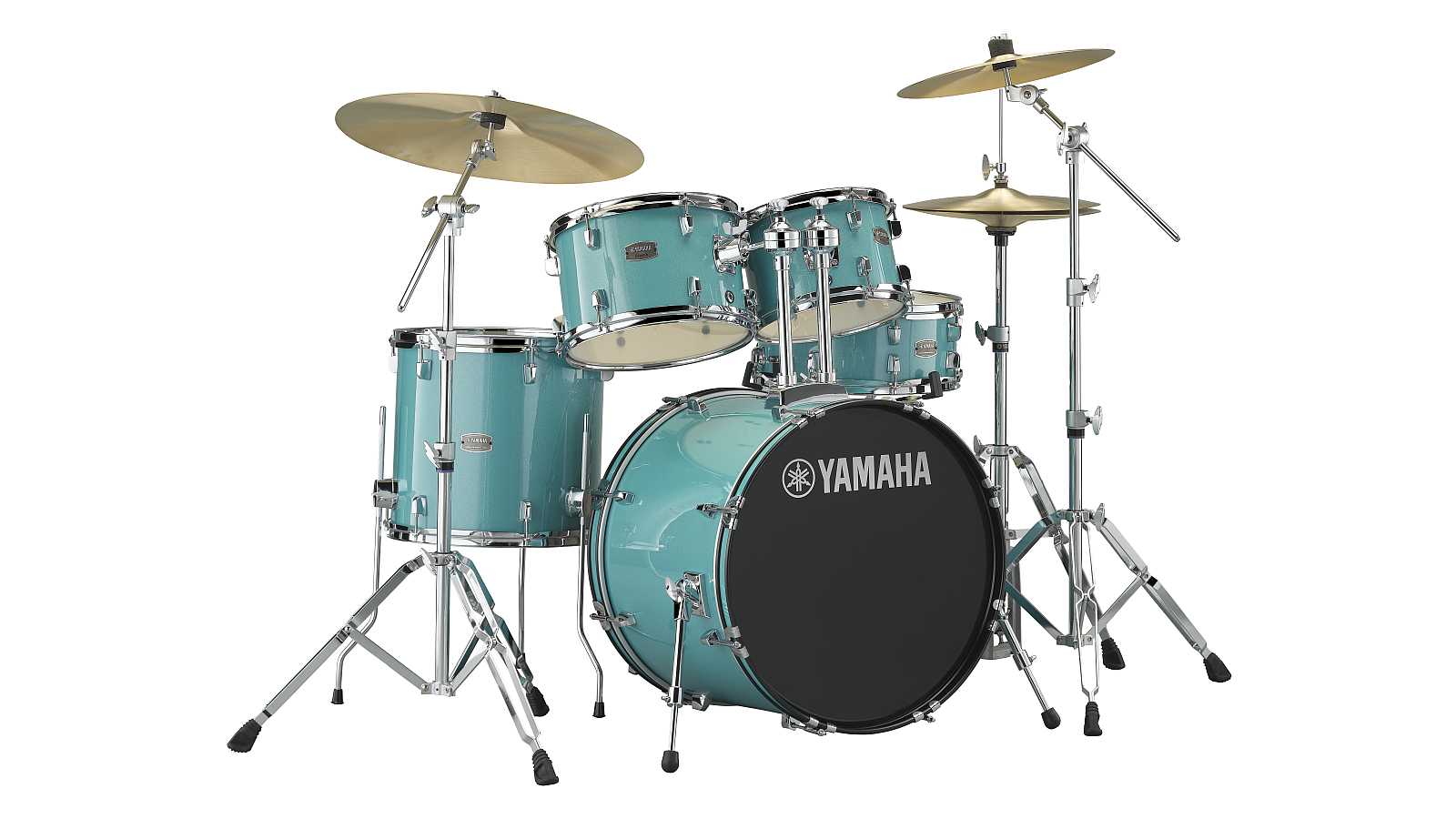Yamaha RYDEEN RDP2F5 TQG Drum Set inkl HW+Becken