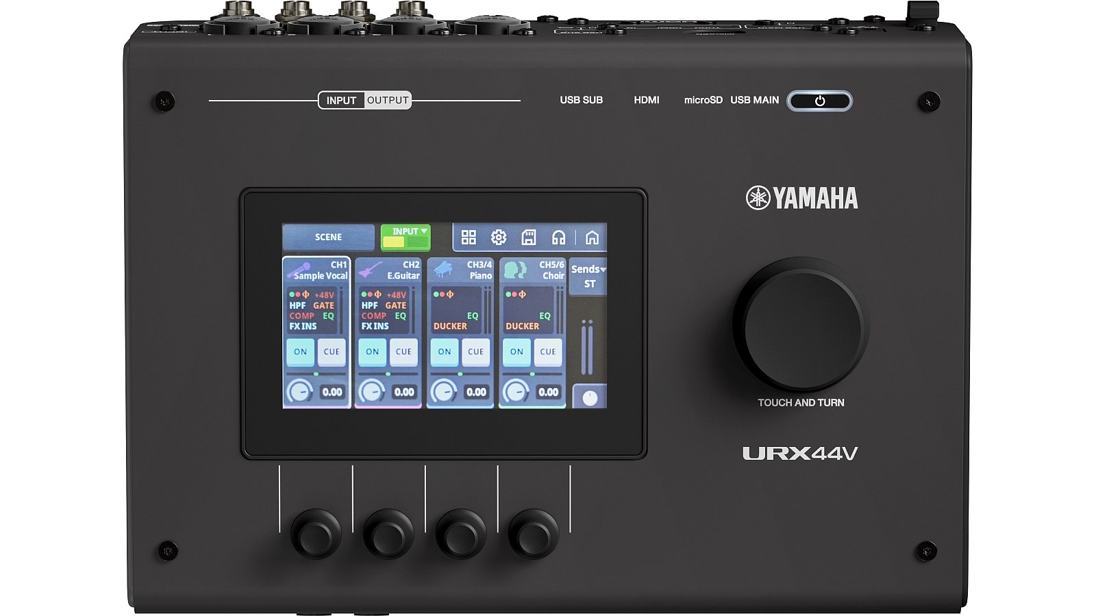 Yamaha URX44V BK Digital Audio-Interface