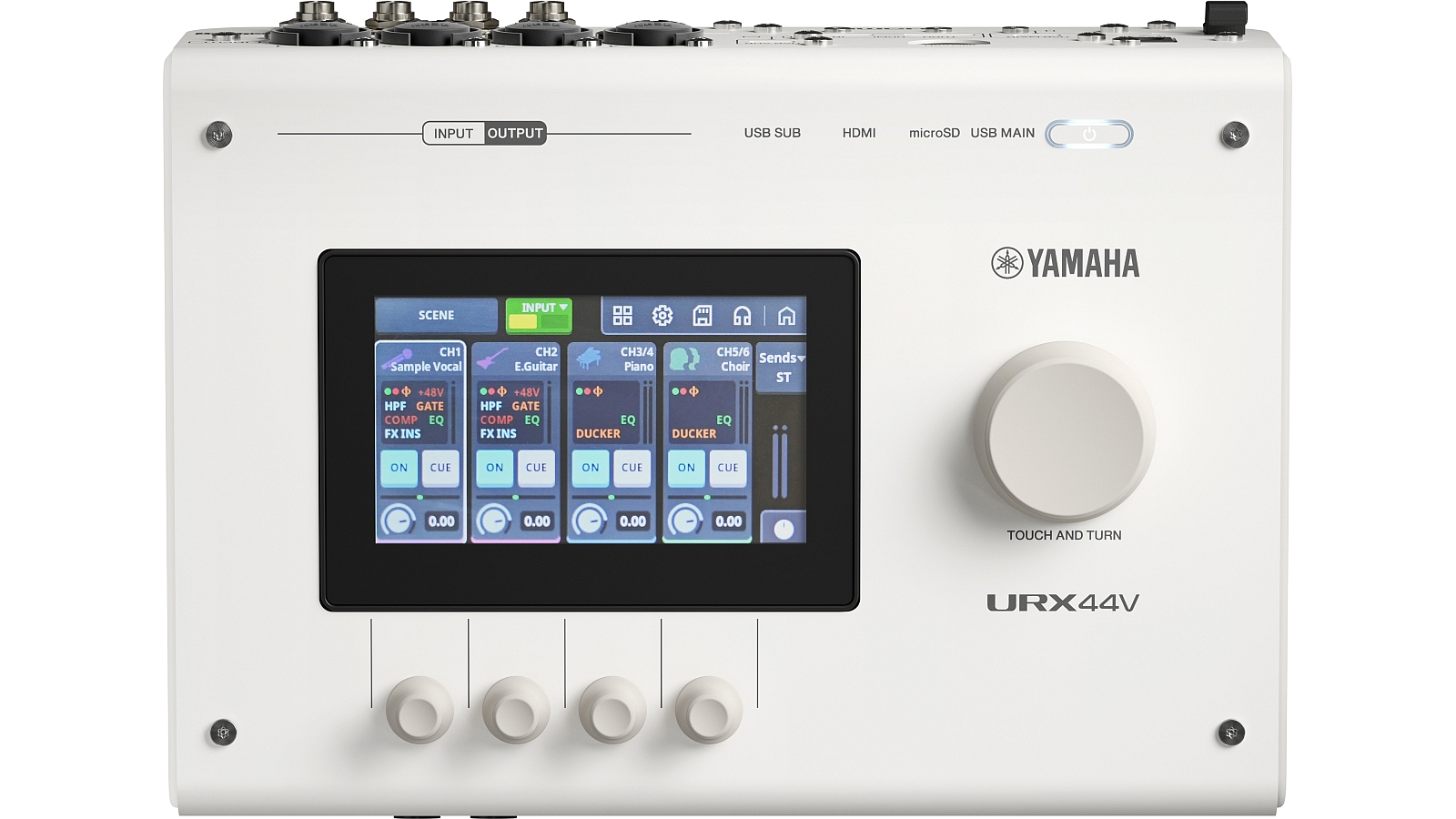 Yamaha URX44V WH Digital Audio-Interface