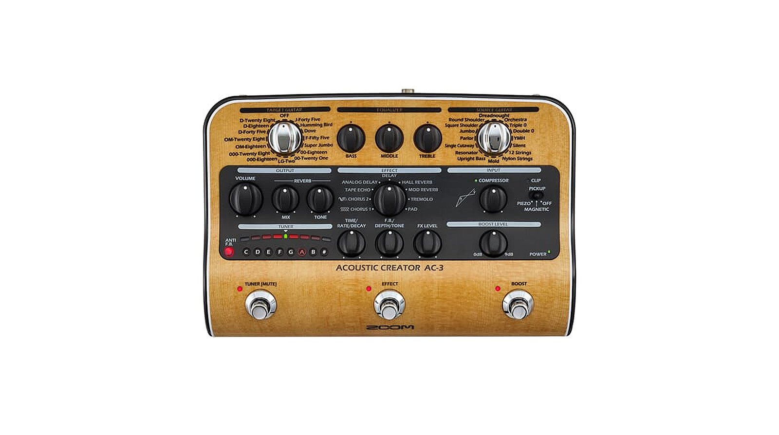 Zoom AC-3 Acoustic FX Pedal