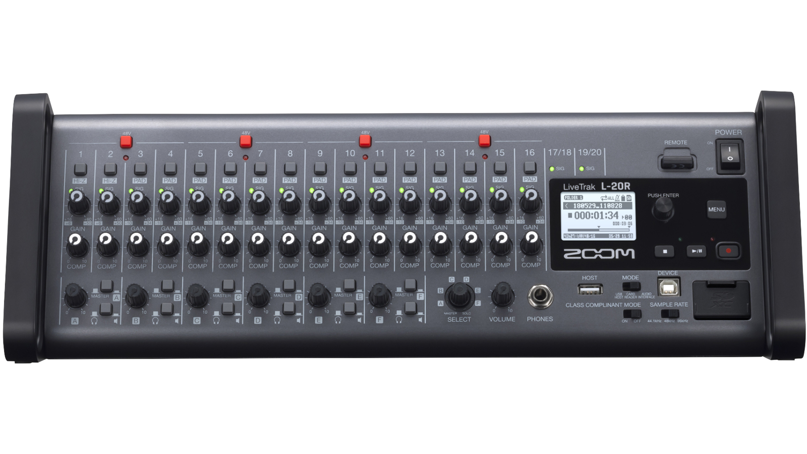 Zoom LiveTrak L-20R
