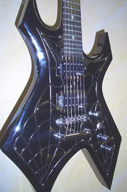 B.C.Rich Metal Web Warlock E-Gitarre Onix