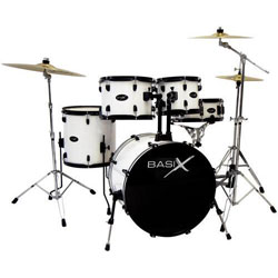 Basix Oxygen OX 209 WH Drumset Weiss