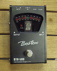 Boston BTU-500 Bodentuner True Bypass chromatisch