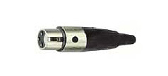 DREITEC Mini XLR Stecker female 1923