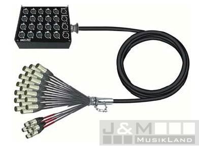 DREITEC Stagekabel 20/4 Stagebox 30m Peitsche - 85231-30
