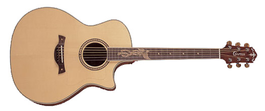 Crafter PK Bubinga Westerngitarre mit PU