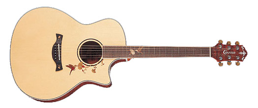 Crafter TB Bubinga Westerngitarre mit PU
