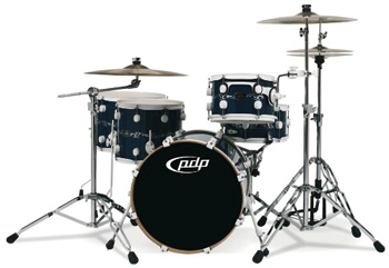 DW PDP 805 Finish Ply Drumset Blue Tribal Band