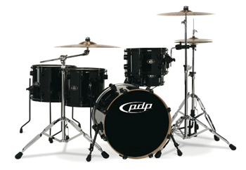 DW PDP 805 Lacquer Drumset schwarz