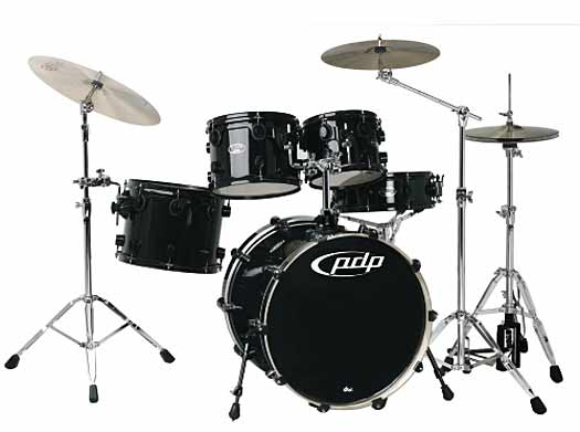 DW PDP BX Drumset Solid Black
