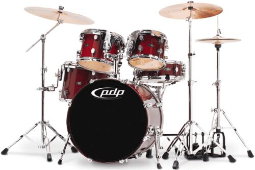 DW PDP LX-Drumset Crimson Red