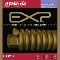 D'Addario EXP-13 Satz Acoustic Gitarren Saiten bronze