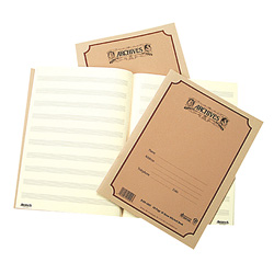 D'Addario SL10S Notenblock 10 System 50 Blatt A4
