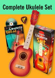 Das Ukulelen-Set inkl. Noten