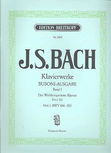 Das Wohltemperierte Klavier Bd.1 / Heft I