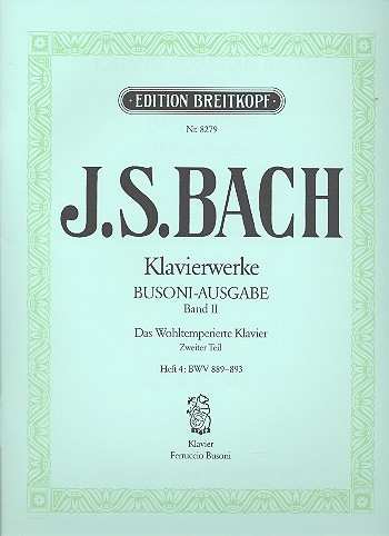 Das Wohltemperierte Klavier Bd.2 / Heft III EB8279
