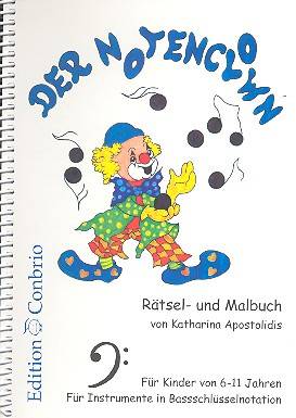 Der Notenclown - Rätsel- und Malbuch